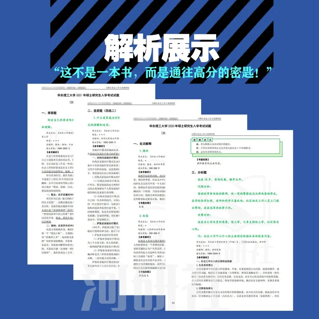 2027年华东理工大学社会工作真题全解 | 命题规律、风格剖析与答题框架~ 第15张