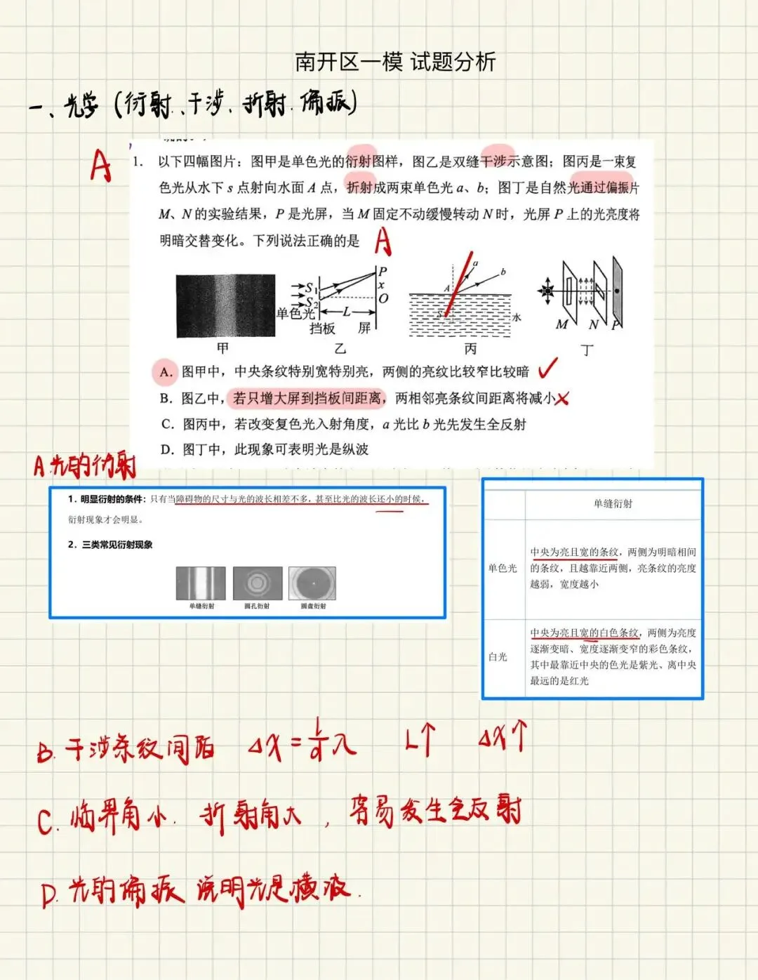 2026天津市南开区一模物理试卷分析 第5张