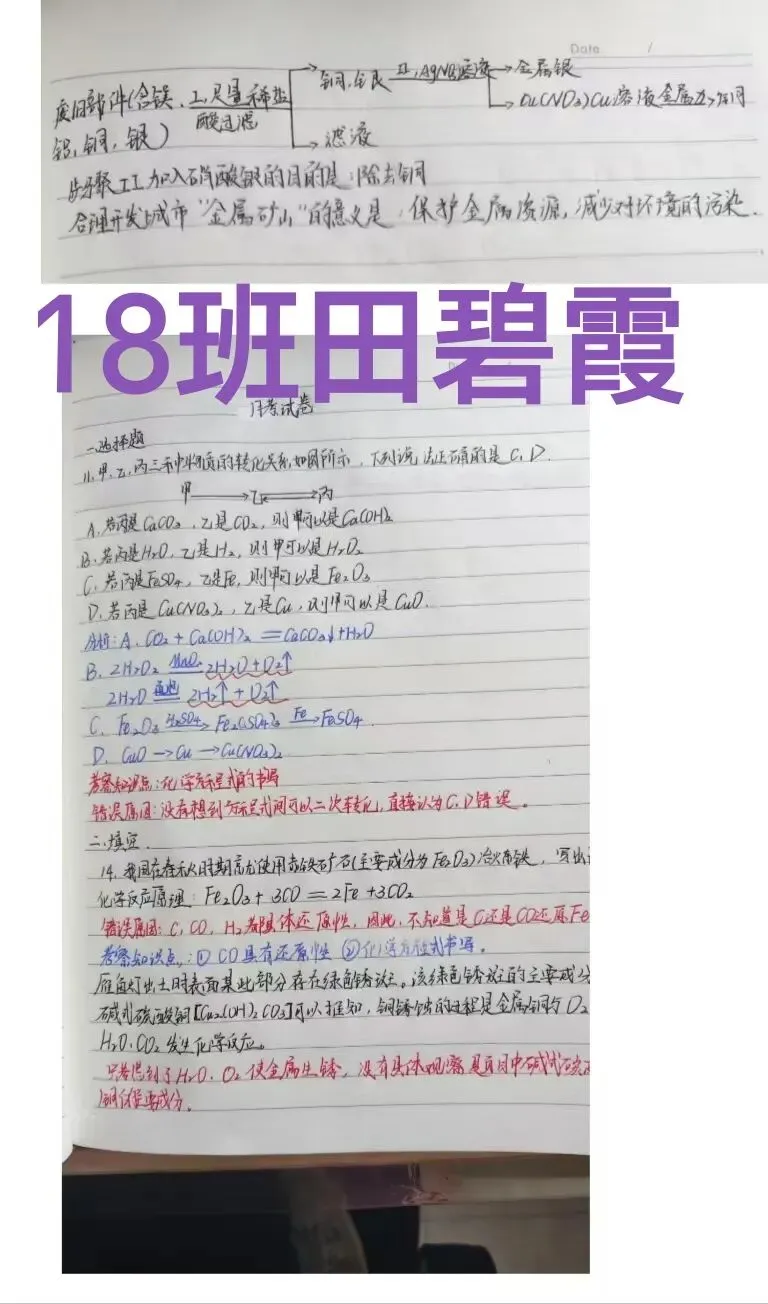 错题“化”险为夷,中考“学”霸养成记 第28张 错题“化”险为夷,中考“学”霸养成记 第28张