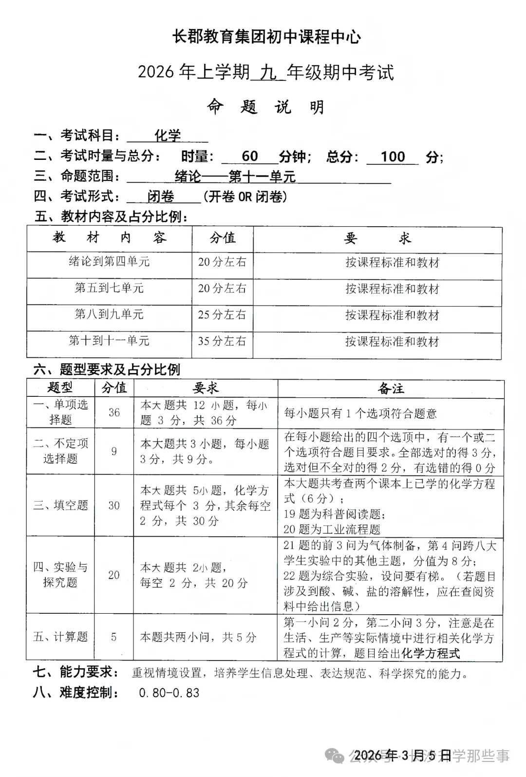 快讯:长郡集团初三期中考紧急调整,郡、雅同开考,意义重大! 第9张 快讯:长郡集团初三期中考紧急调整,郡、雅同开考,意义重大! 第9张