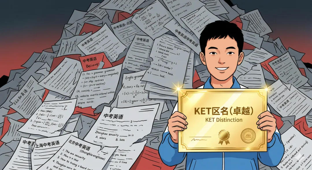 KET卓越,中考翻车:别拿证书自欺欺人了! 第2张 KET卓越,中考翻车:别拿证书自欺欺人了! 第2张
