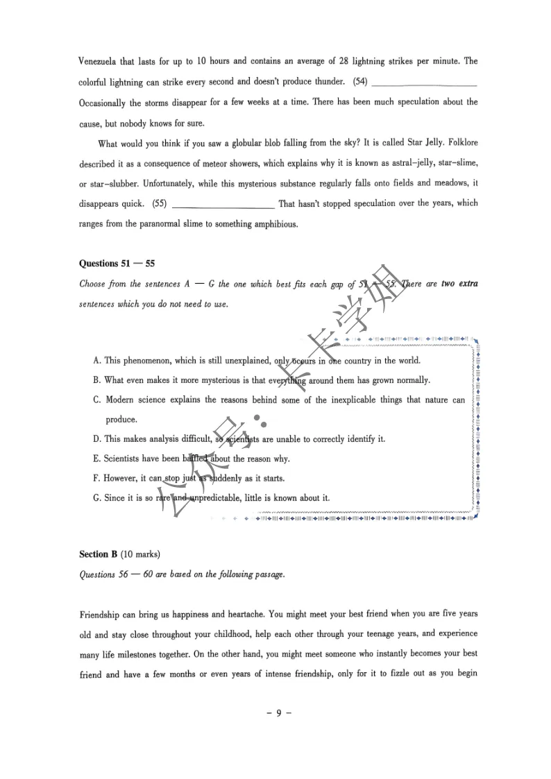 大英赛真题pdf | 2025年全国大学生英语竞赛ABCD类初赛真题及答案解析 第11张