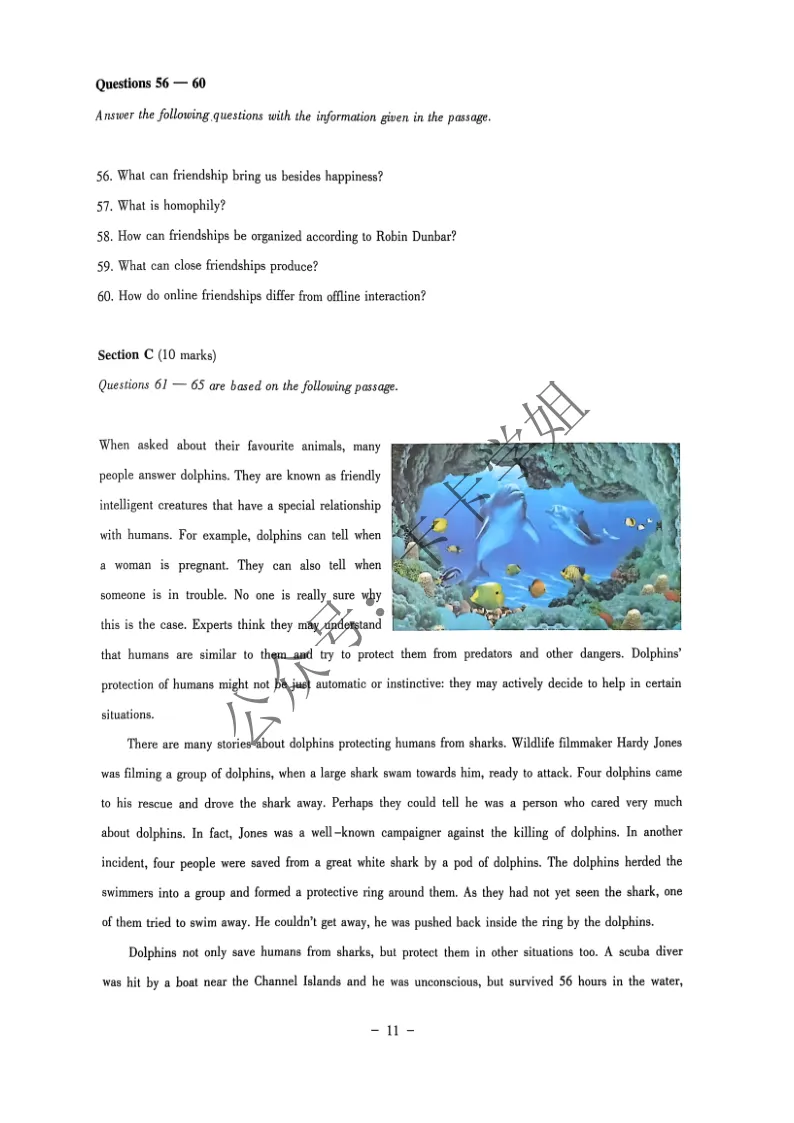 大英赛真题pdf | 2025年全国大学生英语竞赛ABCD类初赛真题及答案解析 第13张