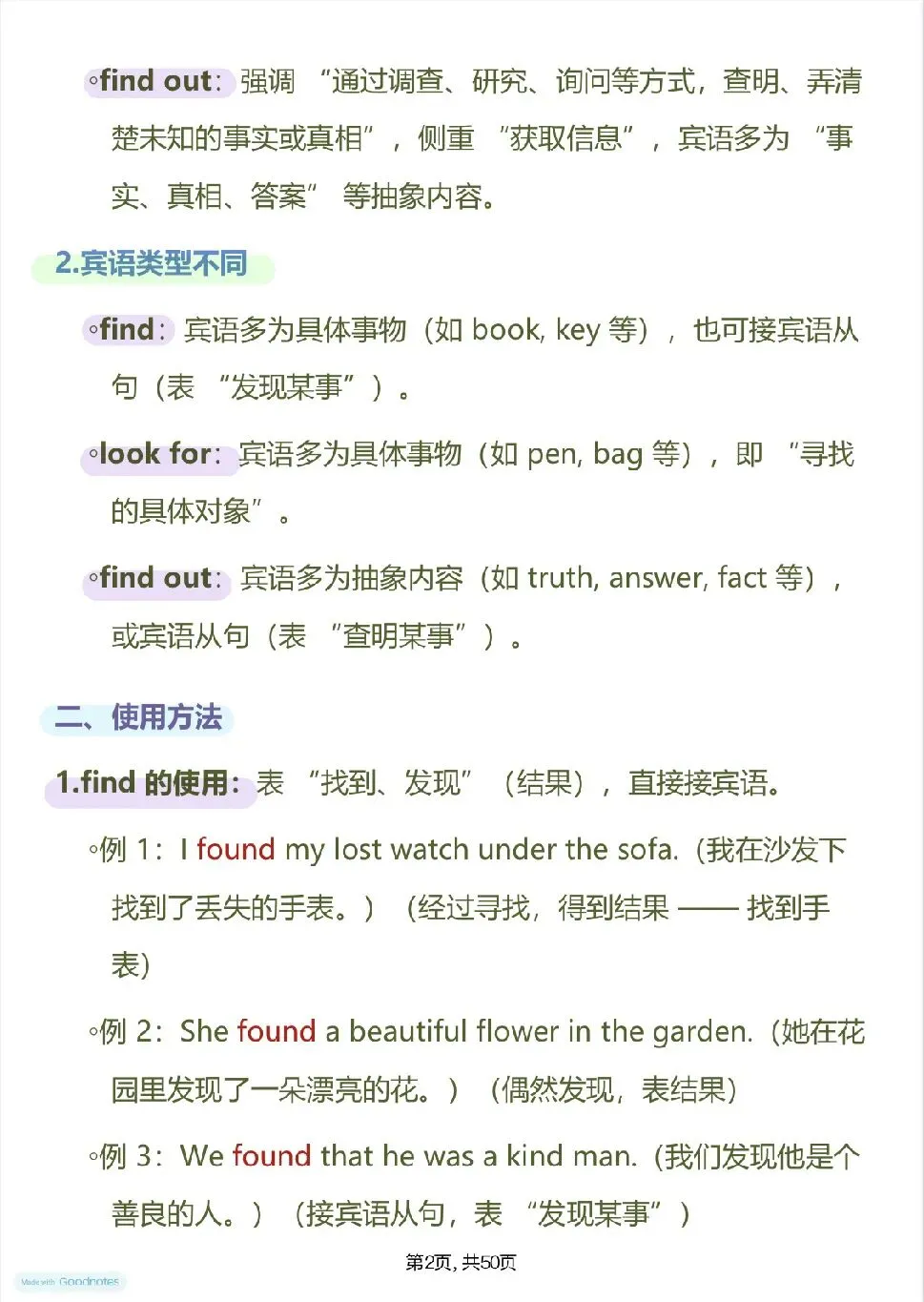 中考提分必看【初中英语高频易混单词总结】,可直接打印 快收藏-第2张图片-四季读书网