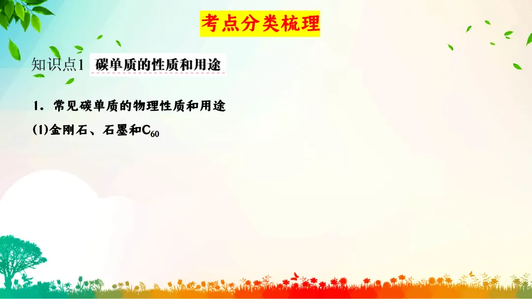 F792 一轮中考单元复习 决胜中考2026 优质课资源包 初中化学《专题复习---碳和碳的化合物》课件PPT+教学设计Word-第4张图片-四季读书网