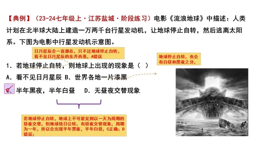【2026】中考地理复习专题02地球的运动-第9张图片-四季读书网 【2026】中考地理复习专题02地球的运动-第9张图片-四季读书网
