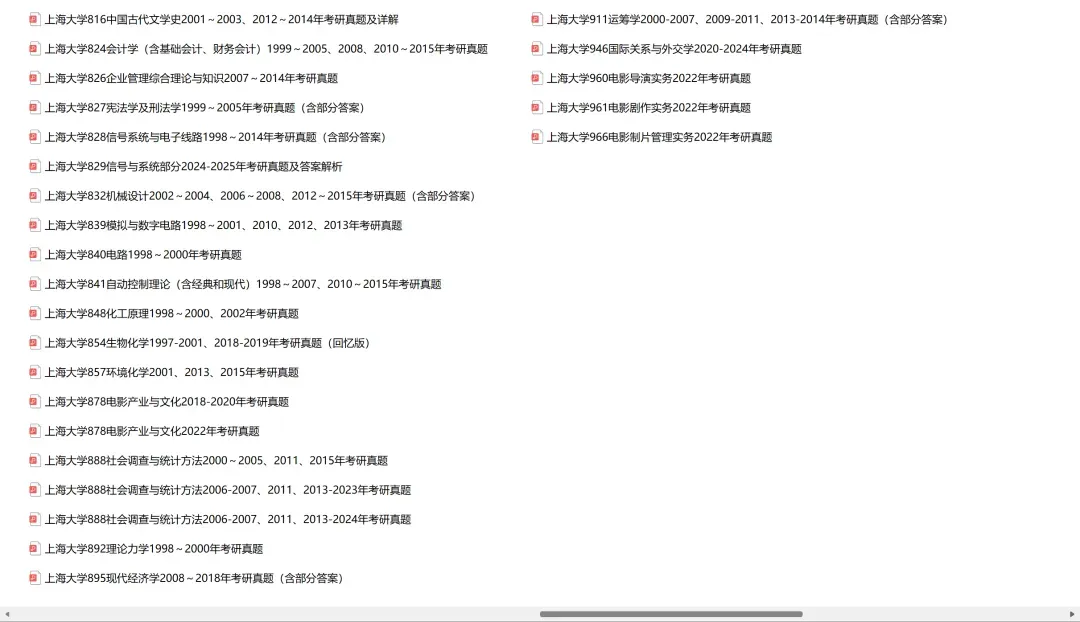 上海大学考研专业课历年真题汇总(含2026真题)-第3张图片-四季读书网