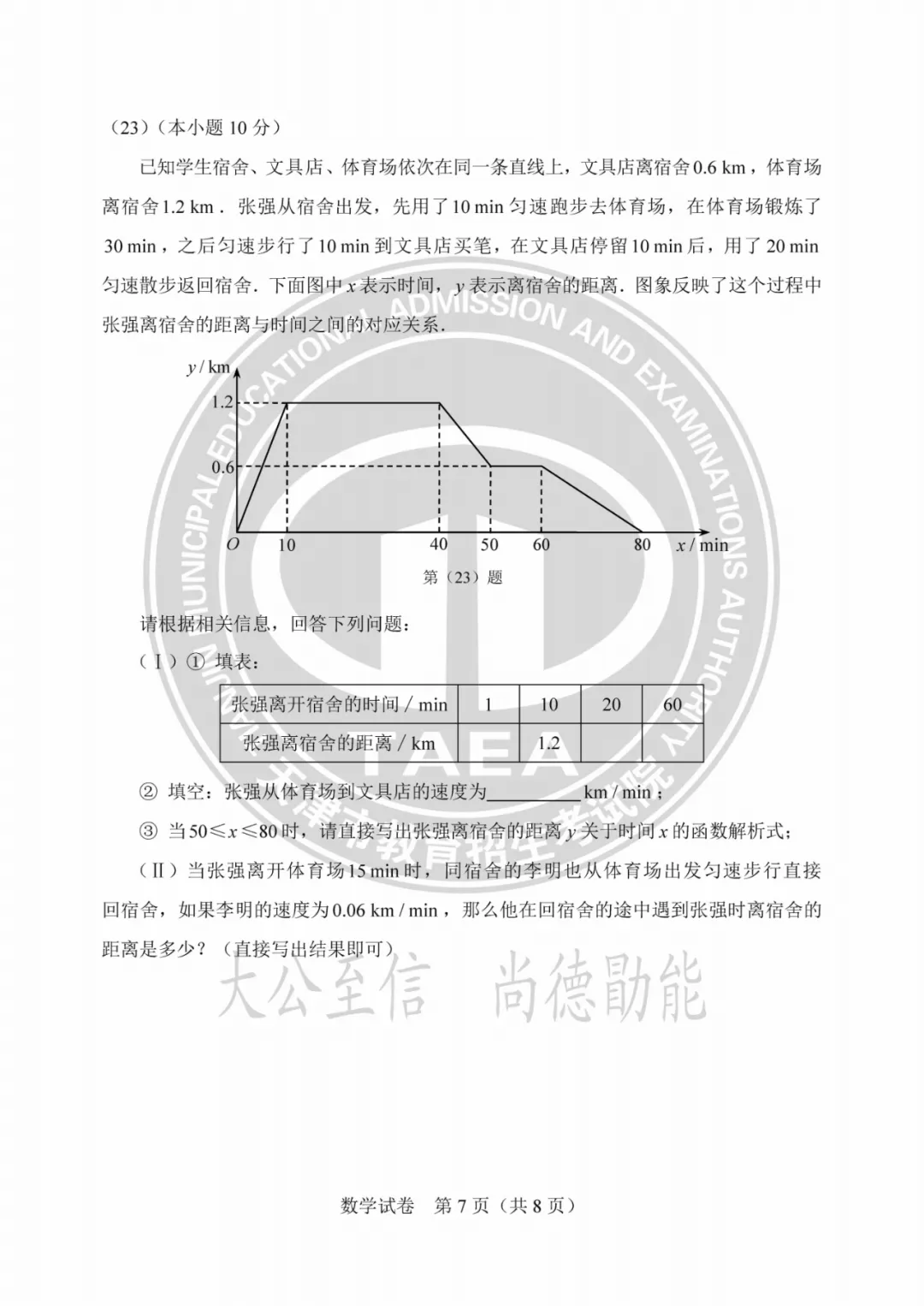 2023年天津中考试卷答案来了!成绩这时公布→ 第21张