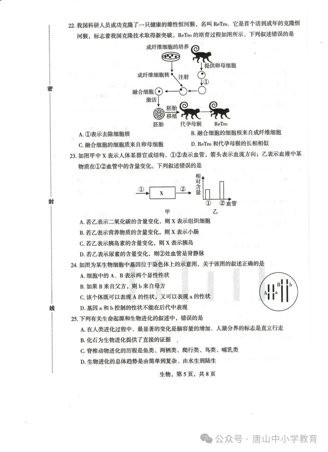 2026.4石家庄市正定中考一模全科试卷含答案(可下载) 第56张
