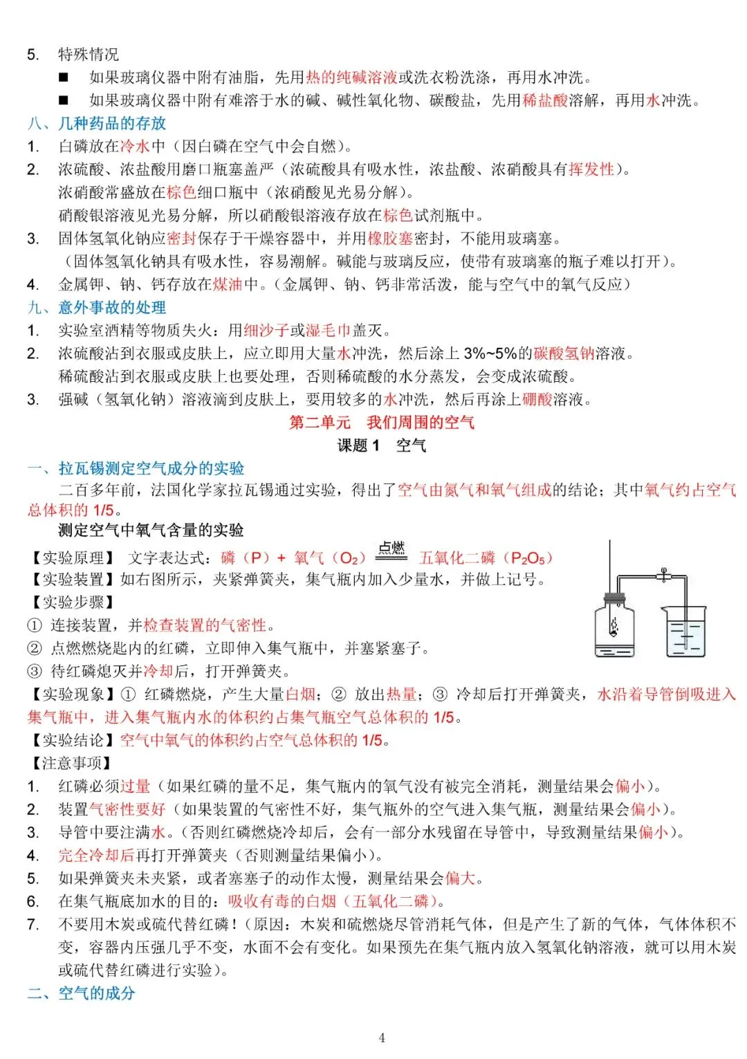 中考化学复习材料汇总 第4张 中考化学复习材料汇总 第4张
