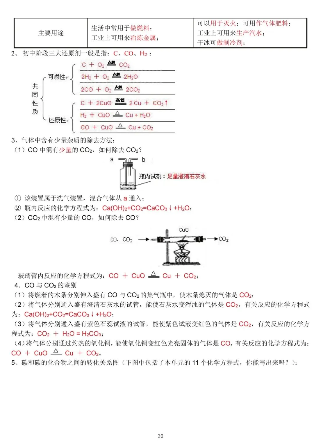 中考化学复习材料汇总 第30张 中考化学复习材料汇总 第30张