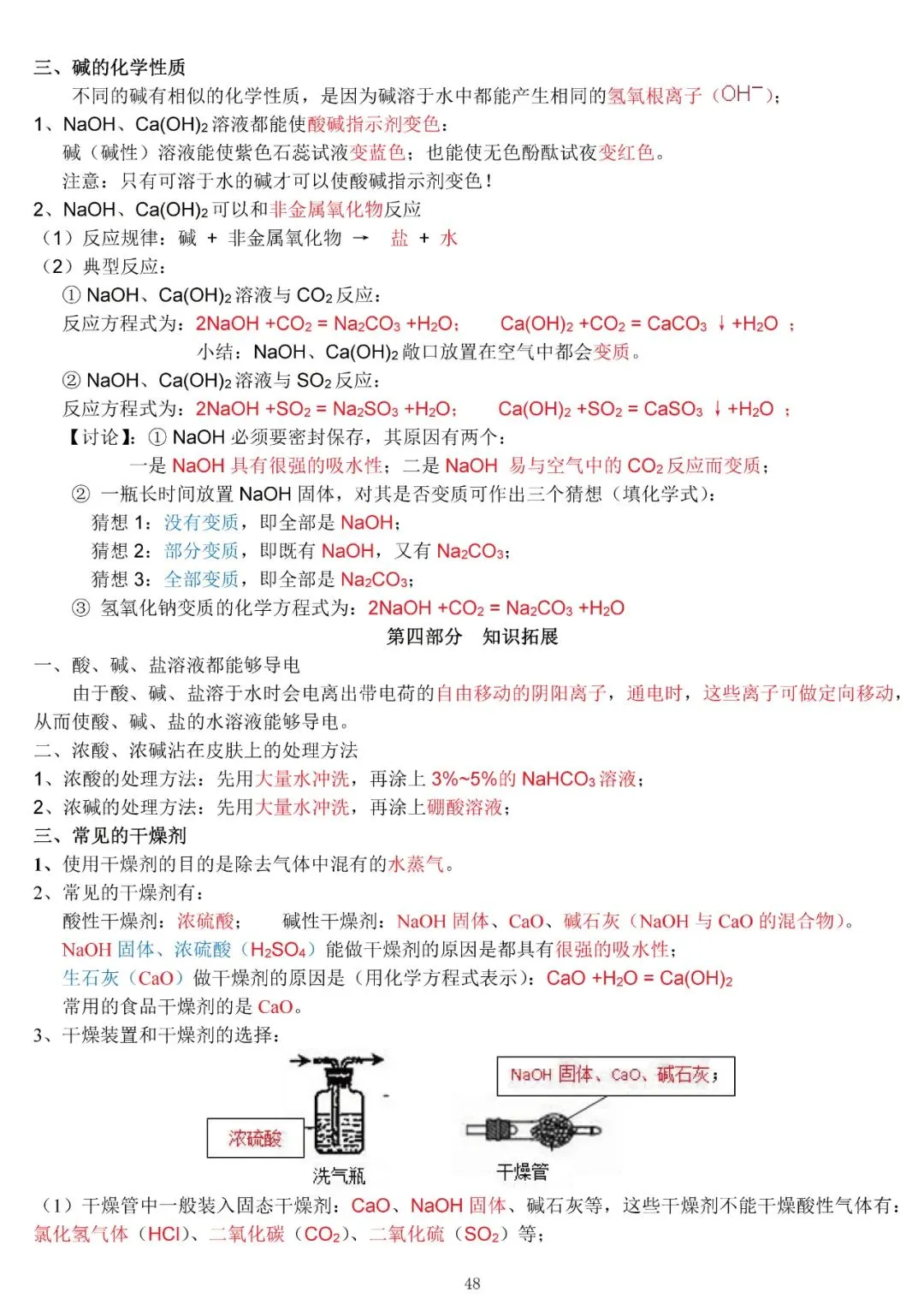 中考化学复习材料汇总 第48张 中考化学复习材料汇总 第48张