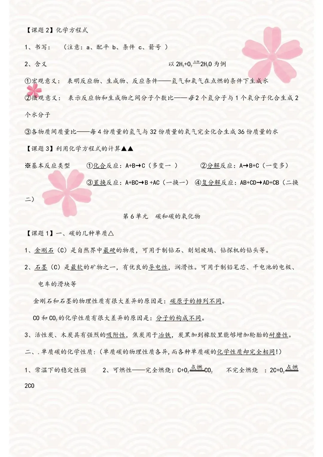 中考化学复习材料汇总 第109张 中考化学复习材料汇总 第109张