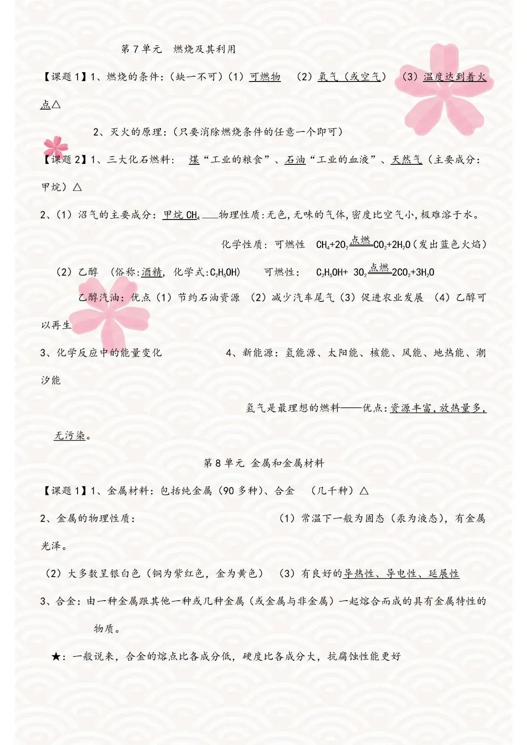 中考化学复习材料汇总 第111张 中考化学复习材料汇总 第111张