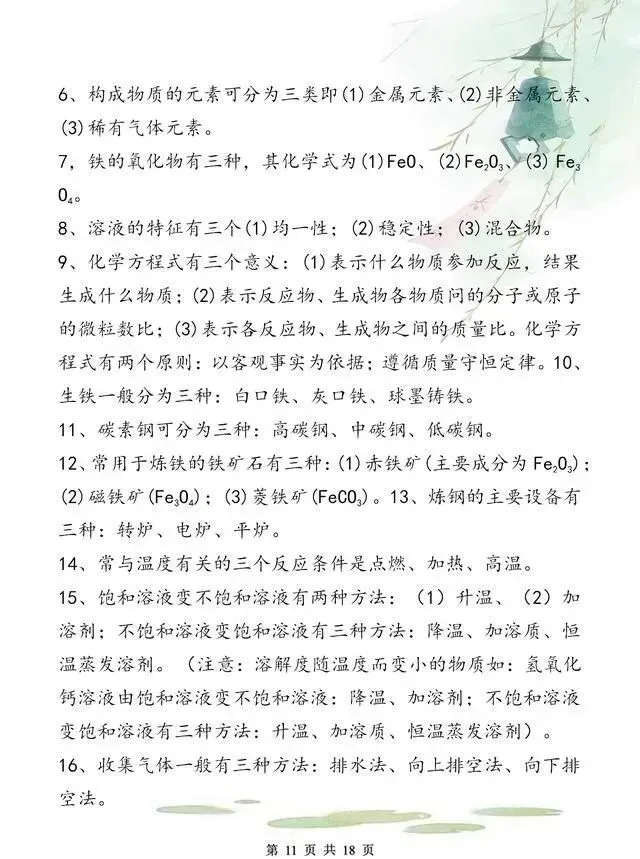 中考化学复习材料汇总 第246张 中考化学复习材料汇总 第246张