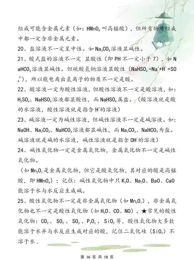 中考化学复习材料汇总 第251张 中考化学复习材料汇总 第251张