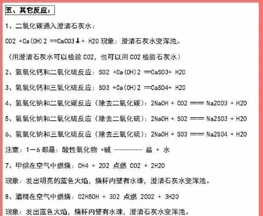 【中考化学】五大反应+十大误区! 第22张 【中考化学】五大反应+十大误区! 第22张