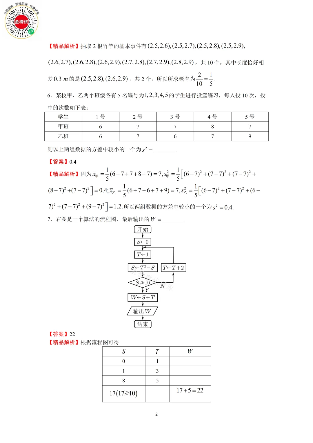 【高考数学真题】2009年江苏卷数学试卷+答案-第9张图片-四季读书网