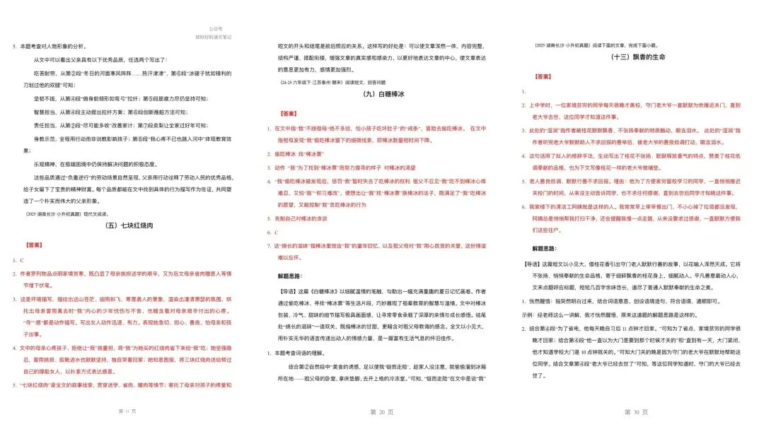 2026年这套小升初阅读真题集,不是拼题,而是在做一套真正能练能力的阅读资料-第6张图片-四季读书网