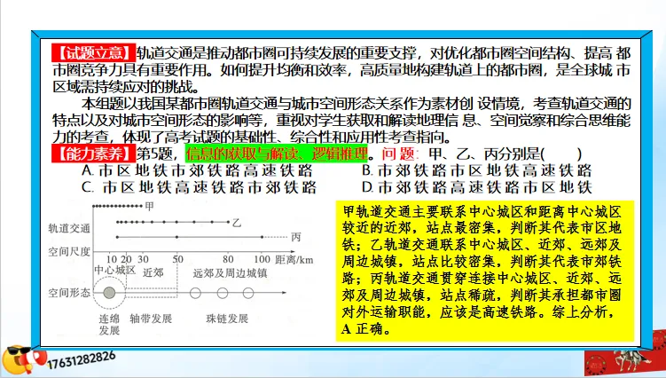二轮微专题《高考真题分类官方解析》:交通运输 第38张 二轮微专题《高考真题分类官方解析》:交通运输 第38张
