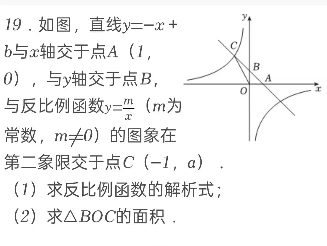 2025年青海省中考数学试卷 第19张 2025年青海省中考数学试卷 第19张