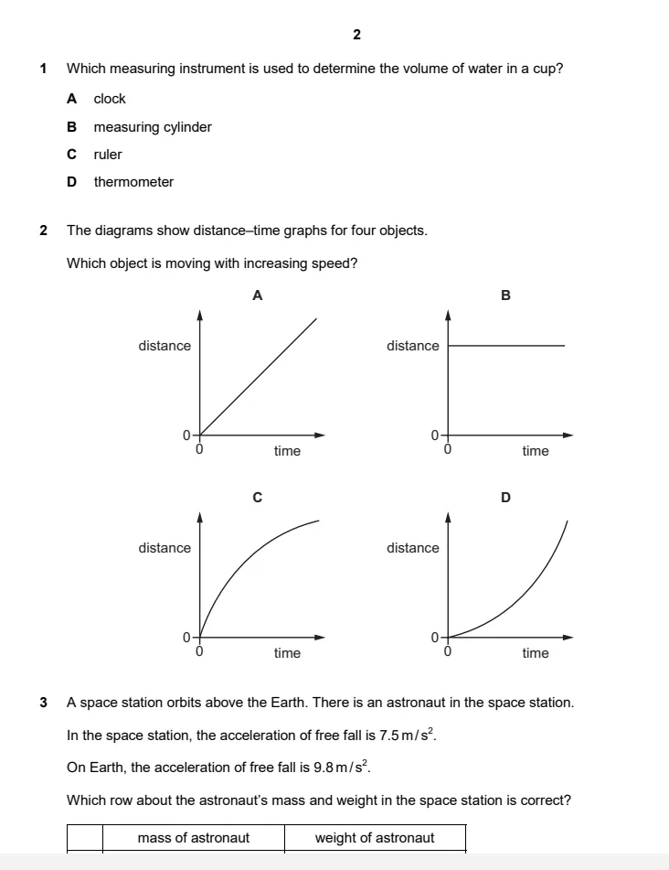 最新版IGCSE历年真题(CIE/Edexcel/AQA全覆盖),高清可打印~ 第14张 最新版IGCSE历年真题(CIE/Edexcel/AQA全覆盖),高清可打印~ 第14张