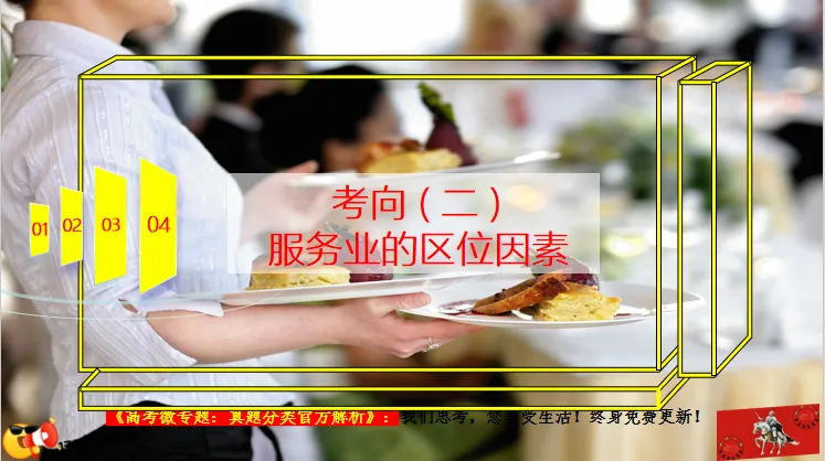 微专题《高考真题分类官方解析》:服务业 第15张