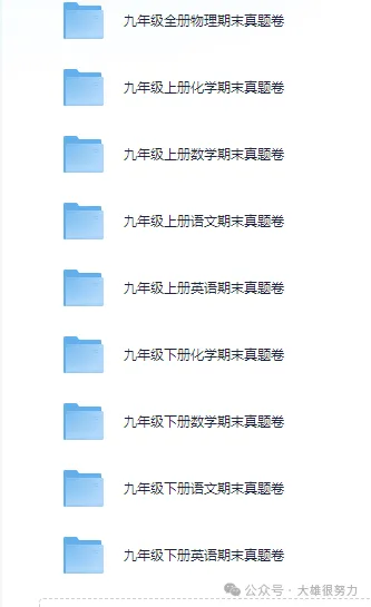 2025年最新全国【初中期末真题卷】【全国各省各市】(全科)七、八、九年级上下册期末历年试卷+答案汇总最新版(pdf免费下载) 第4张