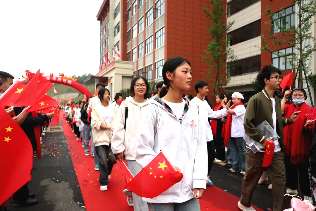 大方梁才九思高级中学举行2025届中考出征仪式 第28张