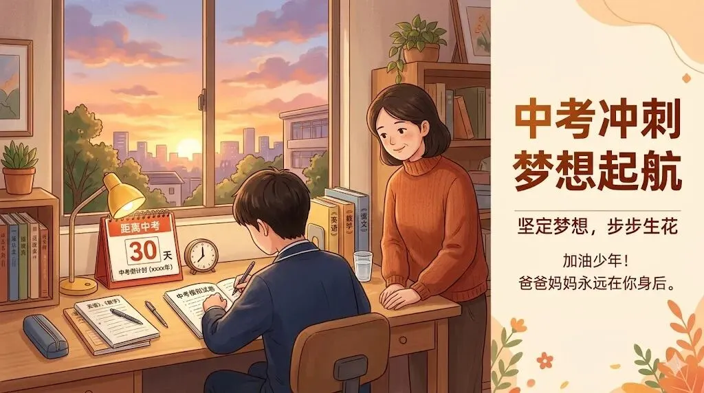 中考倒计时:最后冲刺,这样陪孩子一起赢!(执行版) 第4张