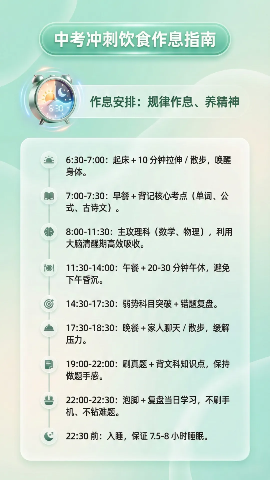 中考倒计时:最后冲刺,这样陪孩子一起赢!(执行版) 第18张
