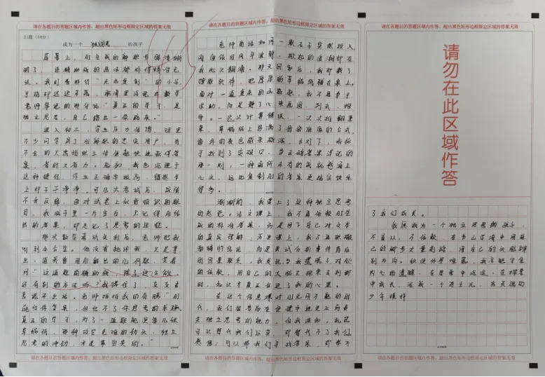 中考作文备考:半命题作文《成为一个 的孩子》优秀习作-第1张图片-四季读书网 中考作文备考:半命题作文《成为一个 的孩子》优秀习作-第1张图片-四季读书网