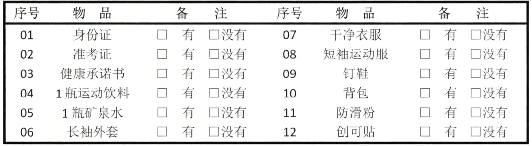 2026体育中考4月13日开考!考试项目、评分标准及考前注意事项附上! 第42张 2026体育中考4月13日开考!考试项目、评分标准及考前注意事项附上! 第42张
