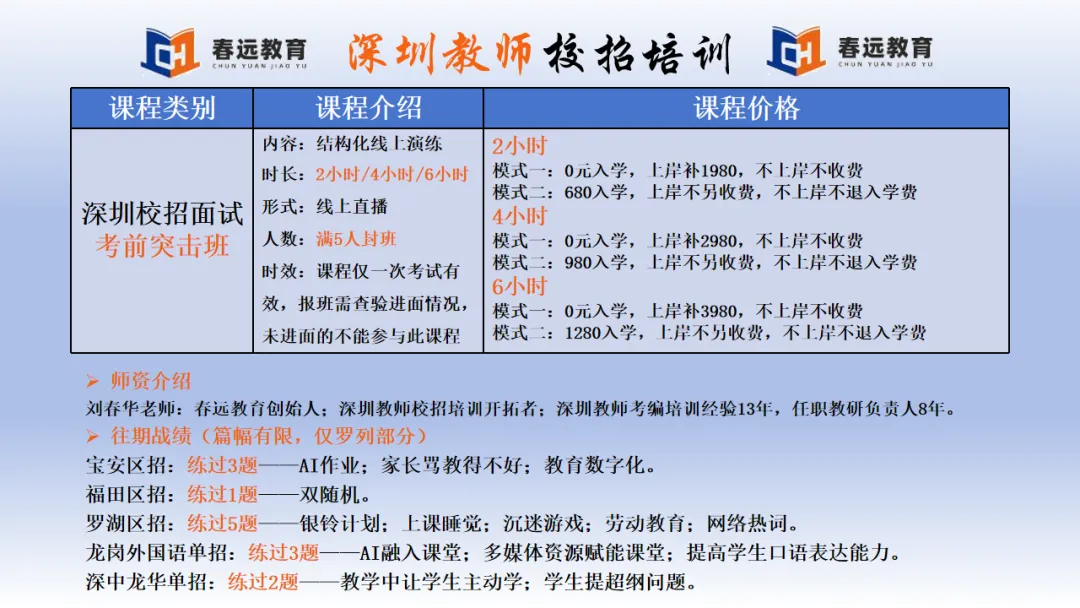 春远话校招第六期:宝安区面试考情概述&真题范例解析-第1张图片-四季读书网