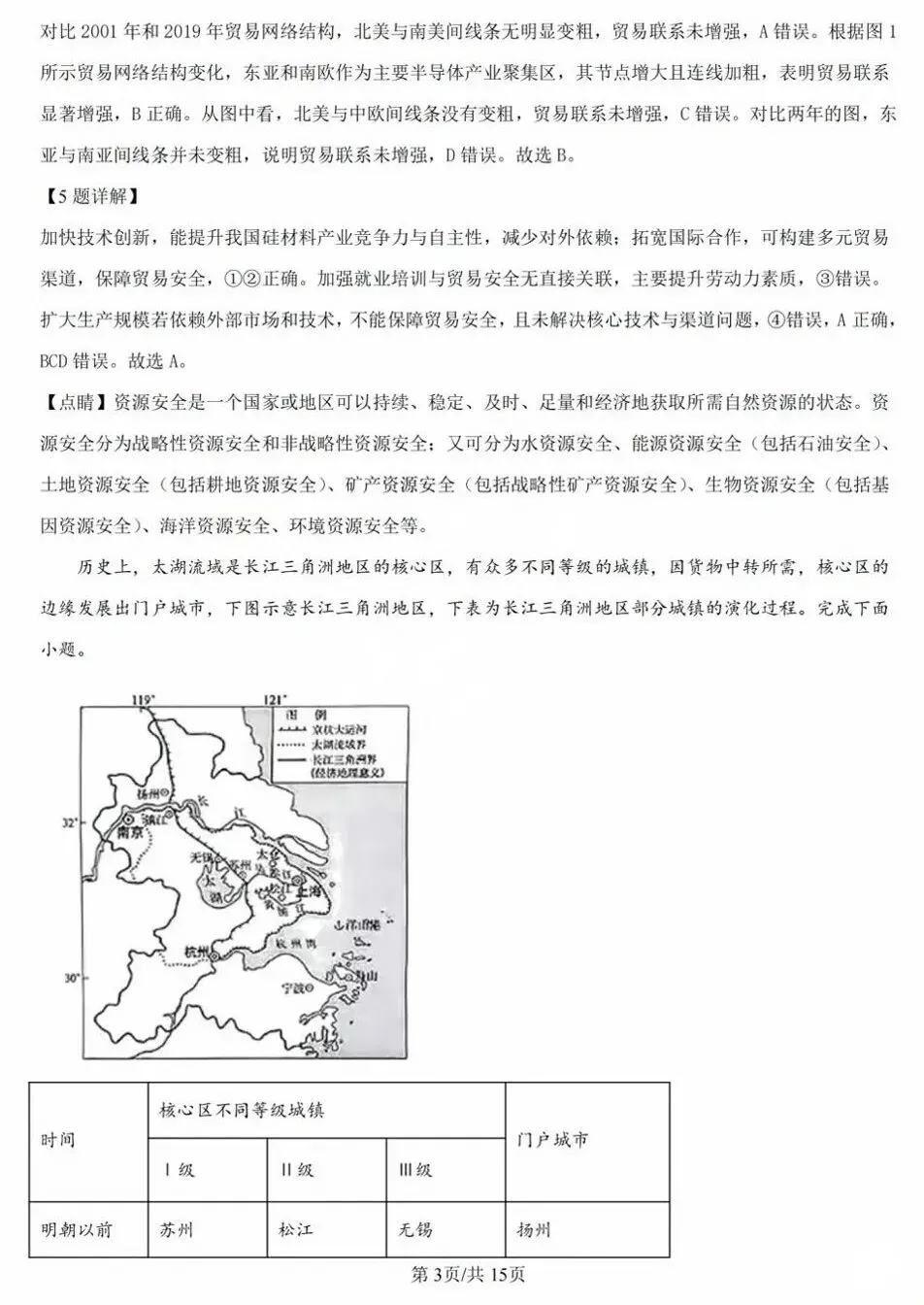 【真题解析】2025年陕晋青宁卷高考地理试题分析-第10张图片-四季读书网