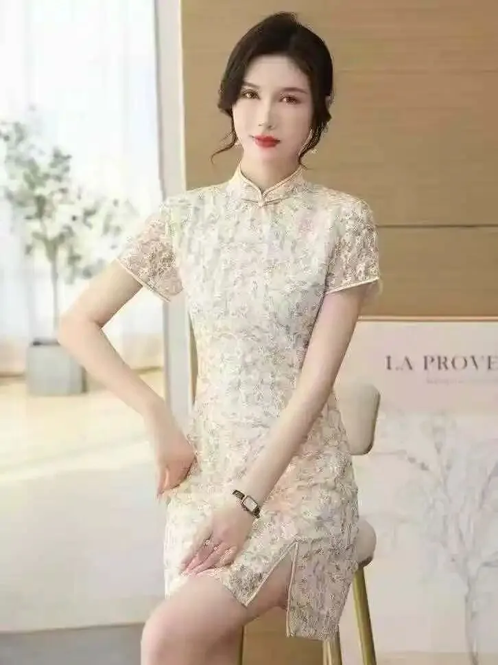 高考中考季必备【旗袍】26夏~品牌女装库存尾货折扣批发实体电商直播一手货源 第10张