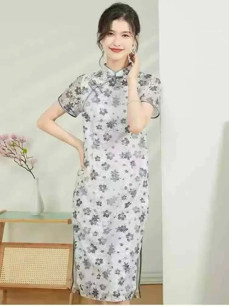 高考中考季必备【旗袍】26夏~品牌女装库存尾货折扣批发实体电商直播一手货源 第14张