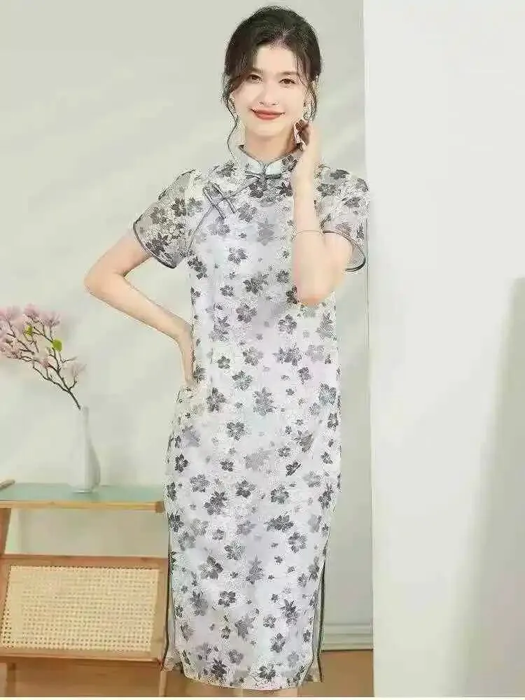 高考中考季必备【旗袍】26夏~品牌女装库存尾货折扣批发实体电商直播一手货源 第17张