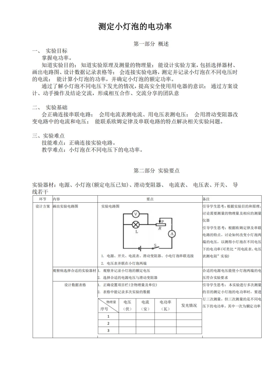 上海中考理化实验操作|物理实验讲义+视频(28个合集)-第7张图片-四季读书网 上海中考理化实验操作|物理实验讲义+视频(28个合集)-第7张图片-四季读书网