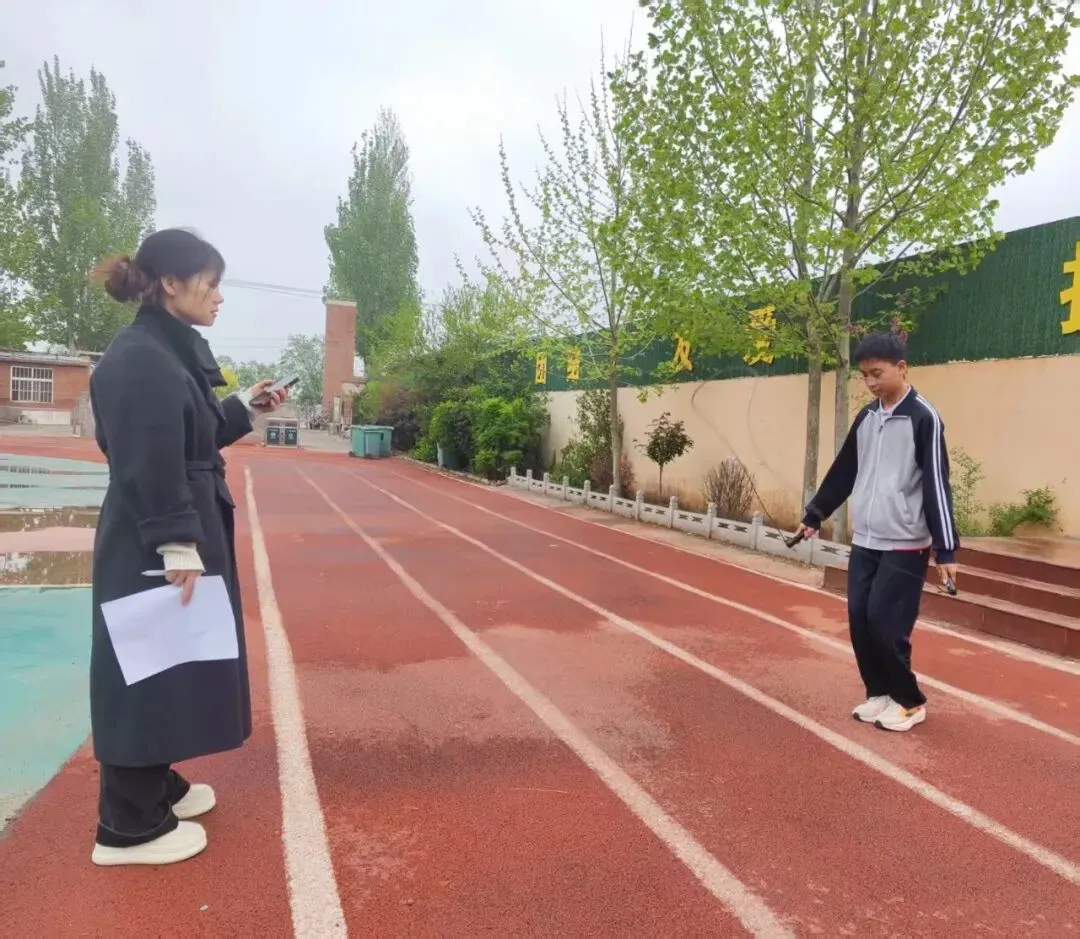 以测促练,备战中考——广平衡实中学九年级中考体育模拟测试圆满开展-第13张图片-四季读书网