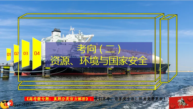 二轮微专题《高考真题分类官方解析》:资源、环境与国家安全 第10张 二轮微专题《高考真题分类官方解析》:资源、环境与国家安全 第10张