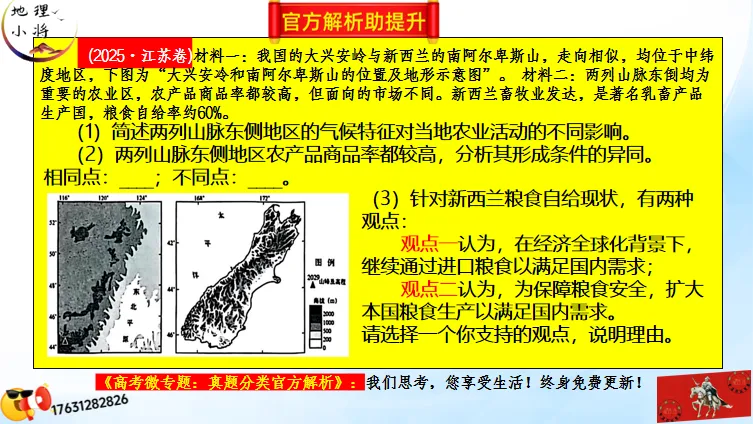 二轮微专题《高考真题分类官方解析》:资源、环境与国家安全 第19张 二轮微专题《高考真题分类官方解析》:资源、环境与国家安全 第19张