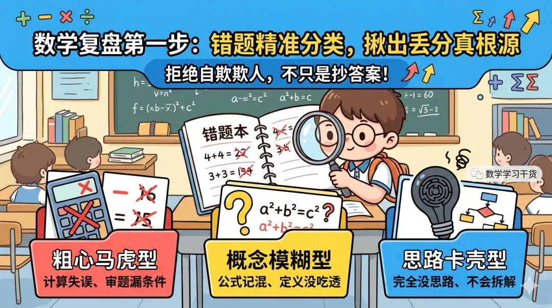 北大学姐妍妍:数学第一名的三个试卷复盘法,值得所有孩子借鉴! 第1张 北大学姐妍妍:数学第一名的三个试卷复盘法,值得所有孩子借鉴! 第1张