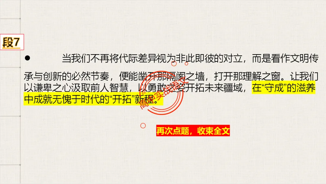 【2026广东一模+八省联考+2025真题】议论文七段式模板深度解析,附实战演练! 第41张 【2026广东一模+八省联考+2025真题】议论文七段式模板深度解析,附实战演练! 第41张