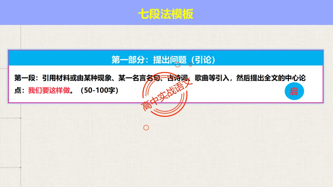 【2026广东一模+八省联考+2025真题】议论文七段式模板深度解析,附实战演练! 第50张 【2026广东一模+八省联考+2025真题】议论文七段式模板深度解析,附实战演练! 第50张