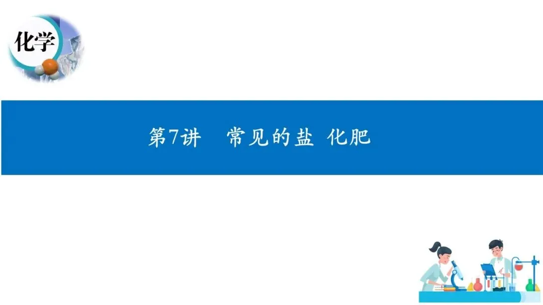 2026年中考复习:第7讲 常见的盐 化肥-第8张图片-四季读书网 2026年中考复习:第7讲 常见的盐 化肥-第8张图片-四季读书网