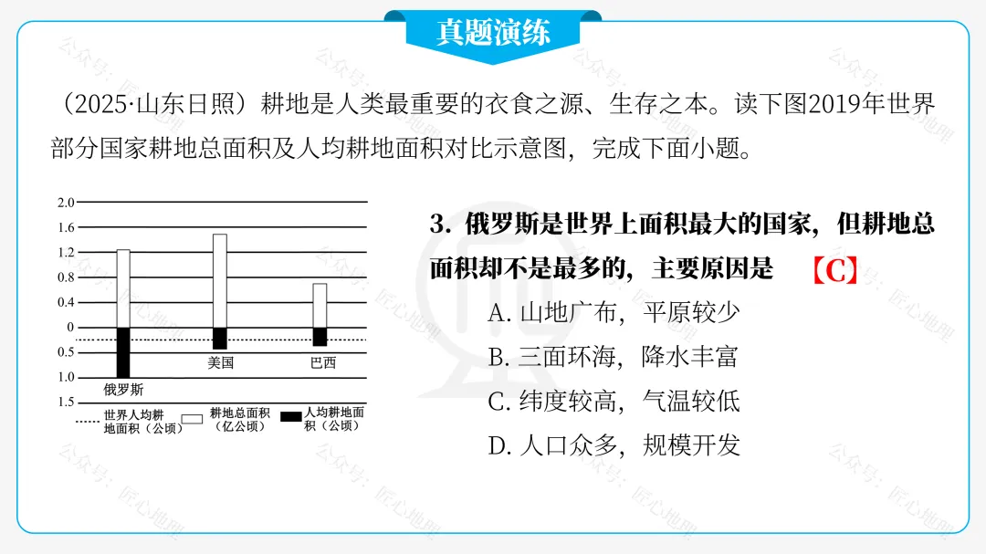 新教材 | 中考一轮复习·俄罗斯(课件+导学单+练习题)-第46张图片-四季读书网