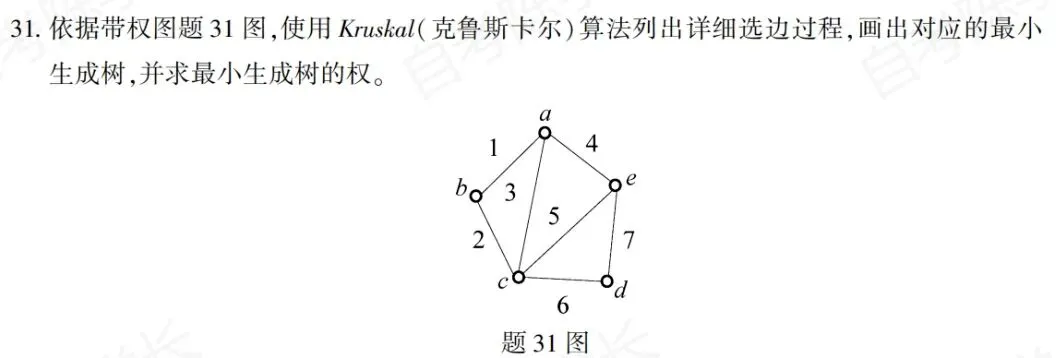 02324离散数学-2025年10月真题-第46张图片-四季读书网