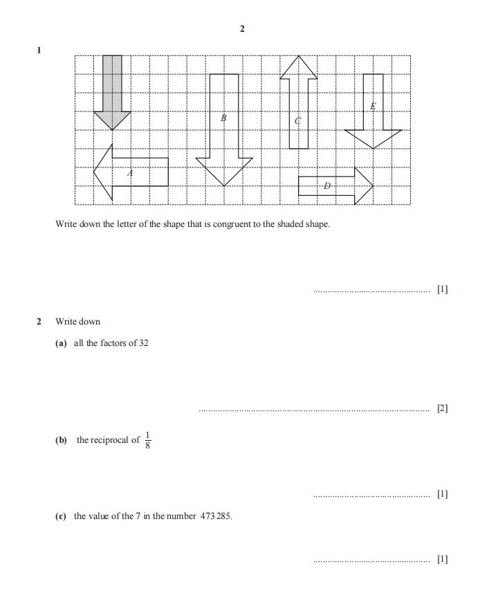 题库下载 | IGCSE数学0580真题PDF(2000~2025年) 第5张