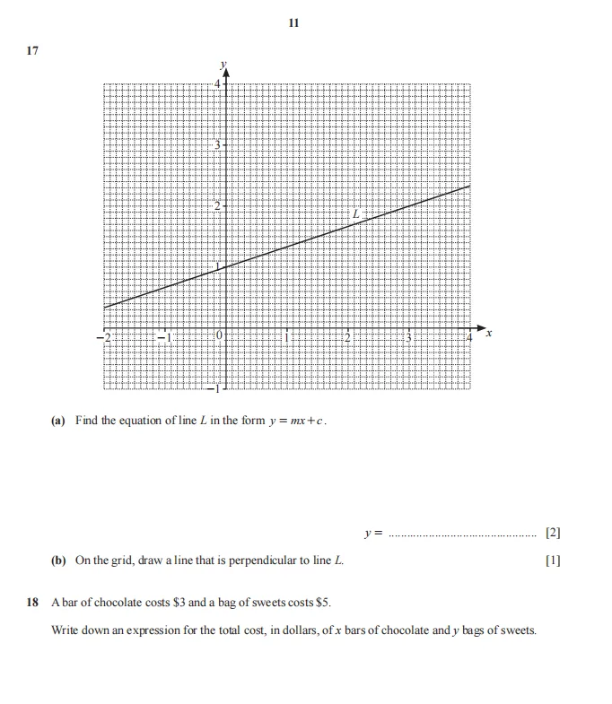 题库下载 | IGCSE数学0580真题PDF(2000~2025年) 第6张